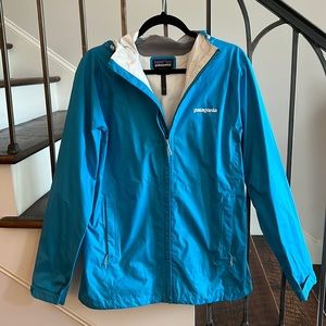 Women’s Patagonia Teal Rain Jacket